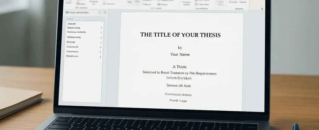 Como Formatar uma Tese em Word em 2026: Margens, Estilos e Capa